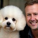 Tommy Evans and his poodle freshly groomed
